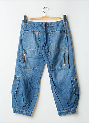 Jeans coupe droite taille basse taille basse bleu TEDDY SMITH femme