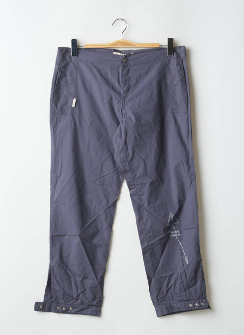 Pantalon droit tissage popeline taille basse gris SCHOOL RAG femme