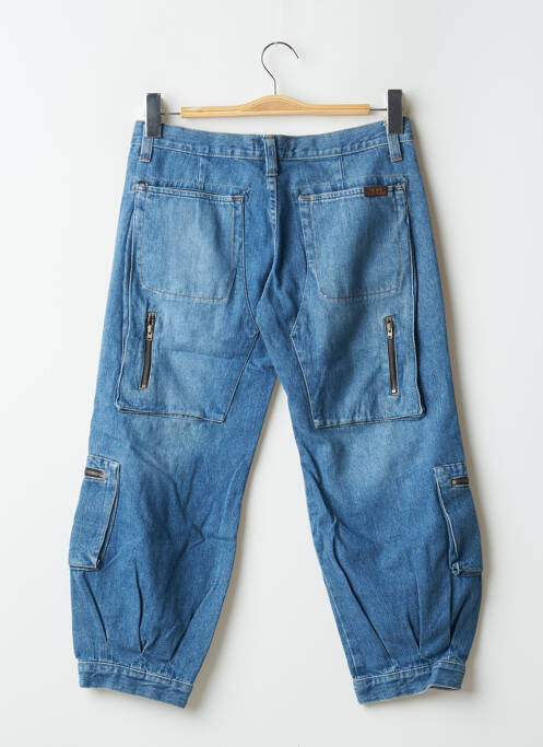 Jeans coupe droite taille basse taille basse bleu TEDDY SMITH femme