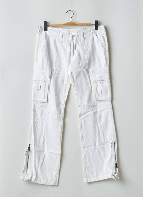 Pantalon cargo blanc TEDDY SMITH pour femme