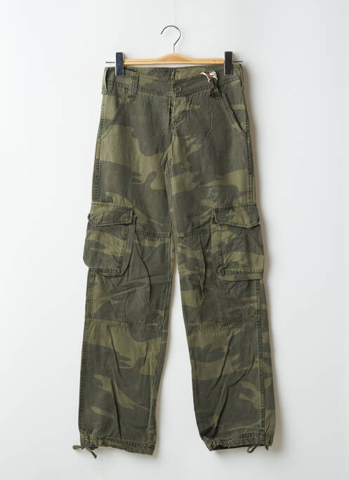 Pantalon cargo vert TEDDY SMITH pour femme