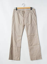 Pantalon chino tissage popeline taille normale gris FREEMAN T.PORTER femme