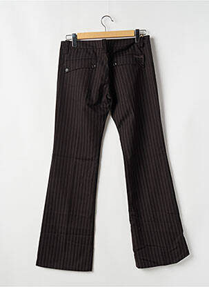 Pantalon chino tissage popeline taille normale marron FREEMAN T.PORTER femme