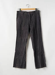 Pantalon droit fermeture zippée sous rabat boutonné taille normale gris FREEMAN T.PORTER femme