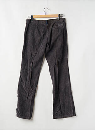 Pantalon droit fermeture zippée sous rabat boutonné taille normale gris FREEMAN T.PORTER femme