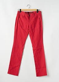 Pantalon slim tissage popeline taille normale rouge FREEMAN T.PORTER femme