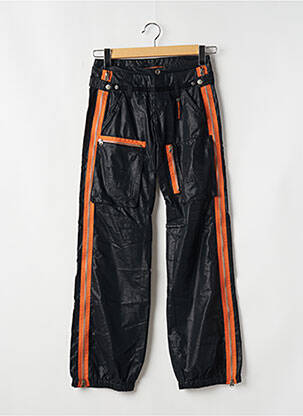Pantalon droit poches taille basse noir FREEMAN T.PORTER femme