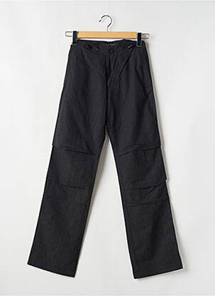 Pantalon droit fermeture zippée sous rabat boutonné gris FREEMAN T.PORTER femme