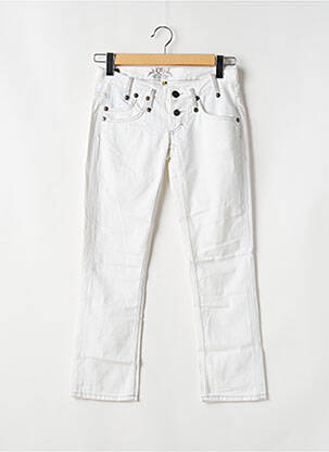 Jeans coupe slim tissage brut taille normale blanc FREEMAN T.PORTER femme