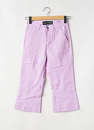 Pantacourt coupe droite taille normale violet FREEMAN T.PORTER femme