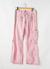 Pantalon cargo rose FREEMAN T.PORTER pour femme seconde vue