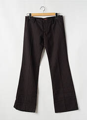 Pantalon chino marron FREEMAN T.PORTER pour femme seconde vue