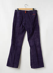 Pantalon droit violet FREEMAN T.PORTER pour femme seconde vue