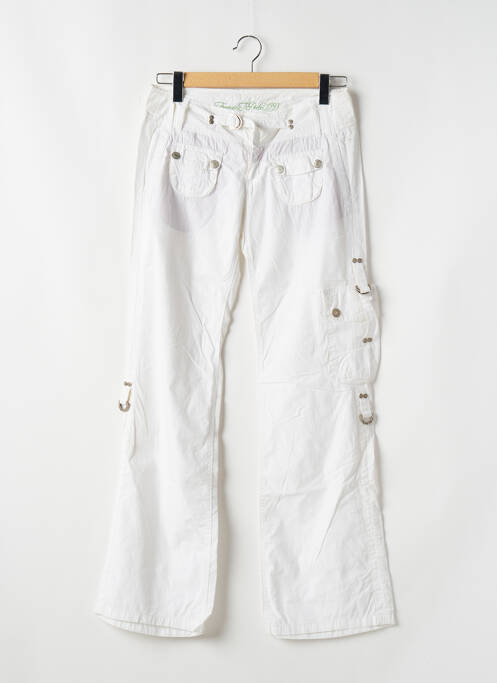 Pantalon cargo blanc FREEMAN T.PORTER pour femme