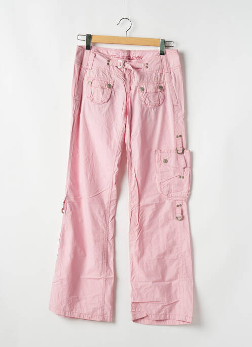 Pantalon cargo rose FREEMAN T.PORTER pour femme