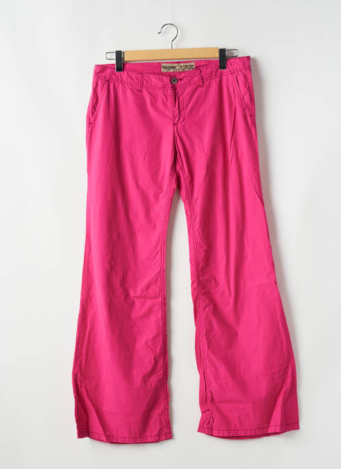 Pantalon droit rose FREEMAN T.PORTER pour femme