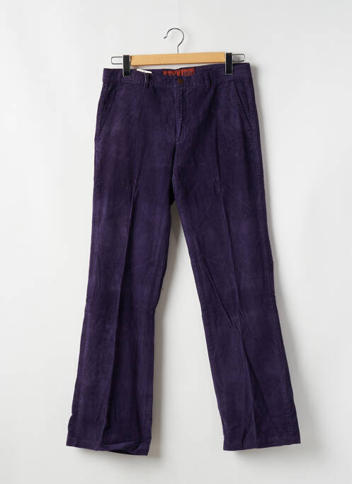 Pantalon droit violet FREEMAN T.PORTER pour femme