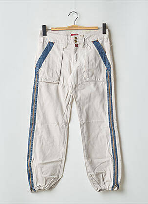 Pantalon droit stretch taille normale beige BE YOU K femme