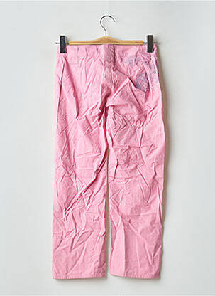 Pantacourt coupe droite taille basse rose BE YOU K femme