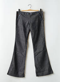 Pantalon flare taille basse taille basse bleu CIMARRON femme