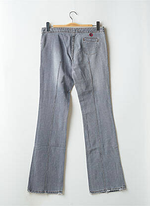 Jeans bootcut tissage brut taille basse gris CIMARRON femme