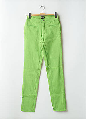 Pantalon slim taille basse taille basse vert CIMARRON femme