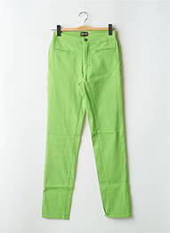 Pantalon slim taille basse taille basse vert CIMARRON femme