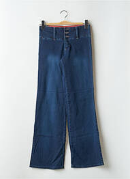 Jean coupe flare stretch taille basse bleu CIMARRON femme