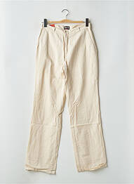 Pantalon chino tissage popeline taille basse beige CIMARRON homme