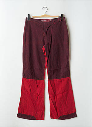 Pantalon large rouge CHEYENNE pour femme