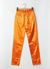 Pantalon slim orange BONAVENTURE pour femme seconde vue