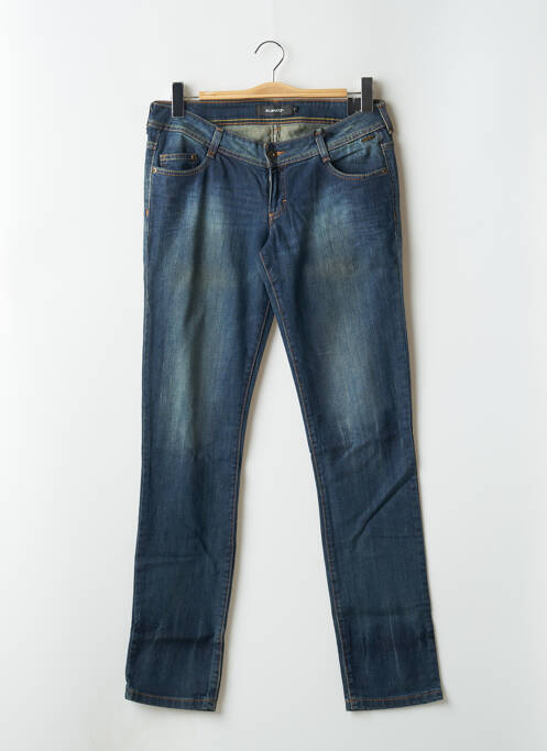 Jeans coupe slim tissage brut taille basse bleu BLEND SHE femme