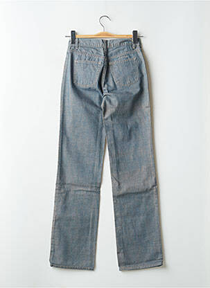 Jeans coupe droite stretch taille basse bleu SCHOOL RAG femme