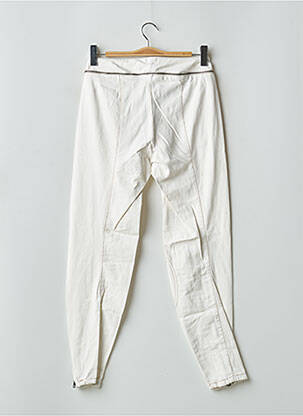 Pantalon 7/8 taille haute taille haute beige SCHOOL RAG femme