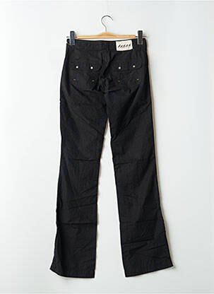 Pantalon cargo slim taille basse noir SCHOOL RAG femme