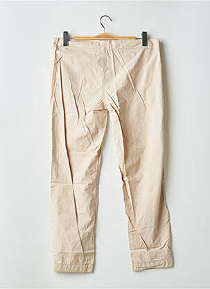 Pantalon 7/8 tissage popeline taille normale beige SCHOOL RAG femme