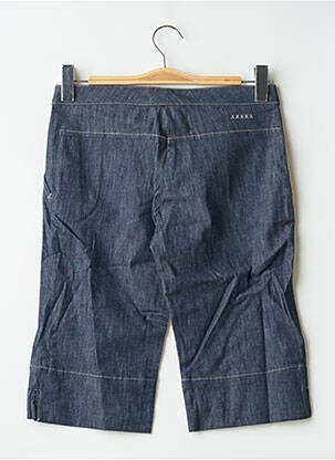Corsaire tissage denim taille basse bleu SCHOOL RAG femme