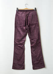 Pantalon flare violet SCHOOL RAG pour femme seconde vue