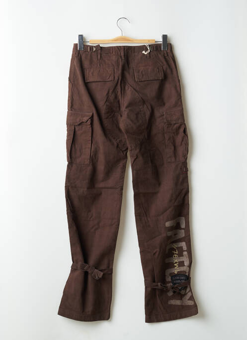 Pantalon cargo marron SCHOOL RAG pour femme