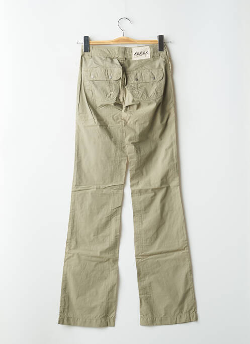 Pantalon droit vert SCHOOL RAG pour femme