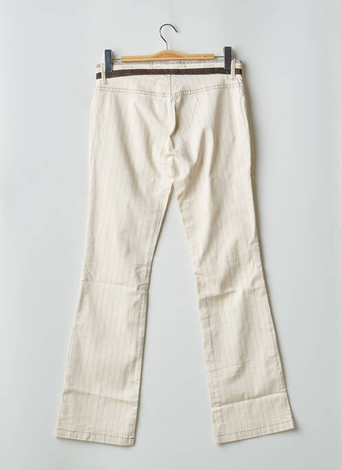 Pantalon flare beige SCHOOL RAG pour femme