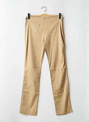 Pantalon droit stretch taille normale beige DDP femme