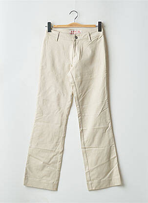 Pantalon droit stretch taille normale beige DICKIES femme