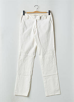 Pantalon chino tissage popeline taille normale beige PABLO GERARD DAREL femme