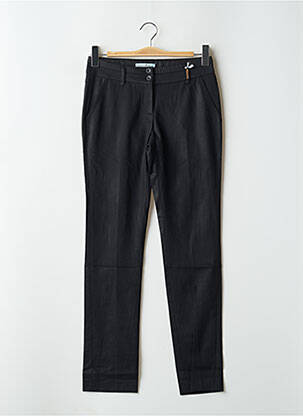 Pantalon slim tissage popeline taille normale noir GUESS BY MARCIANO femme