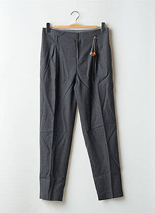 Pantalon chino taille normale taille normale gris LEON & HARPER femme
