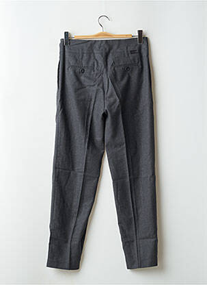 Pantalon chino taille normale taille normale gris LEON & HARPER femme