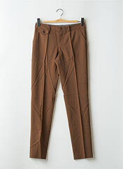 Pantalon droit marron LEON & HARPER pour femme seconde vue