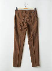 Pantalon droit marron LEON & HARPER pour femme seconde vue