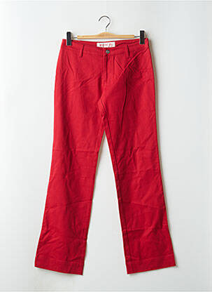 Pantalon droit rouge DICKIES pour femme